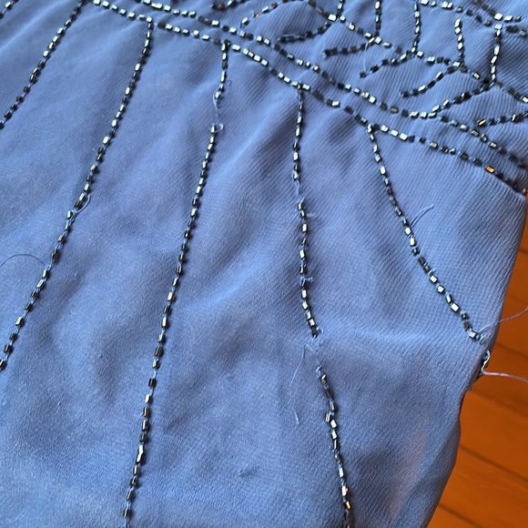 Free People Indigo Beaded Slip Dress - Picture 3 of 8